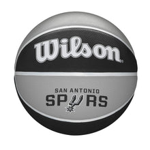Load image into Gallery viewer, WILSON NBA Team Tribute Basketball - Size 7 - 29.5&quot;, San Antonio Spurs
