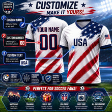 Load image into Gallery viewer, Custom Soccer Jersey 2026, Personalized Team Shirt for Men Women Kids, National Country Style Soccer Fan Jersey 1
