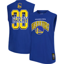 Load image into Gallery viewer, Ultra Game Men&#39;s NBA Official Sleeveless Players Mesh Tank Top Muscle T-Shirt, Golden State Warriors, Stephen Curry, Team Color, Medium
