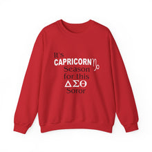 Load image into Gallery viewer, Capricorn Season DST Red Unisex Heavy Blend™ Crewneck Sweatshirt
