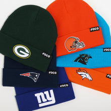 Load image into Gallery viewer, FOCO Seattle Seahawks NFL Basic Primary Logo Beanie - Navy
