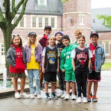 Load image into Gallery viewer, Ultra Game NBA Official Youth Sleeveless Mesh Tank Top Muscle T-Shirt, Golden State Warriors, Black, 8
