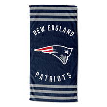 Load image into Gallery viewer, Northwest NFL New England Patriots Unisex-Adult Beach Towel, 30" x 60", Stripes
