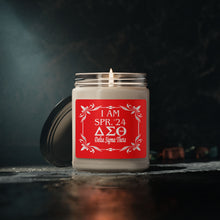 Load image into Gallery viewer, Scented Soy Candle, 9oz with Red Label and White I AM SPR. &#39;24 DST Theme
