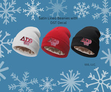 Load image into Gallery viewer, Satin Lined Beanie with DST Decal
