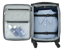 Load image into Gallery viewer, 20" Soft Side Expandable DST Luggage with Spinner Wheels and Luggage Tag
