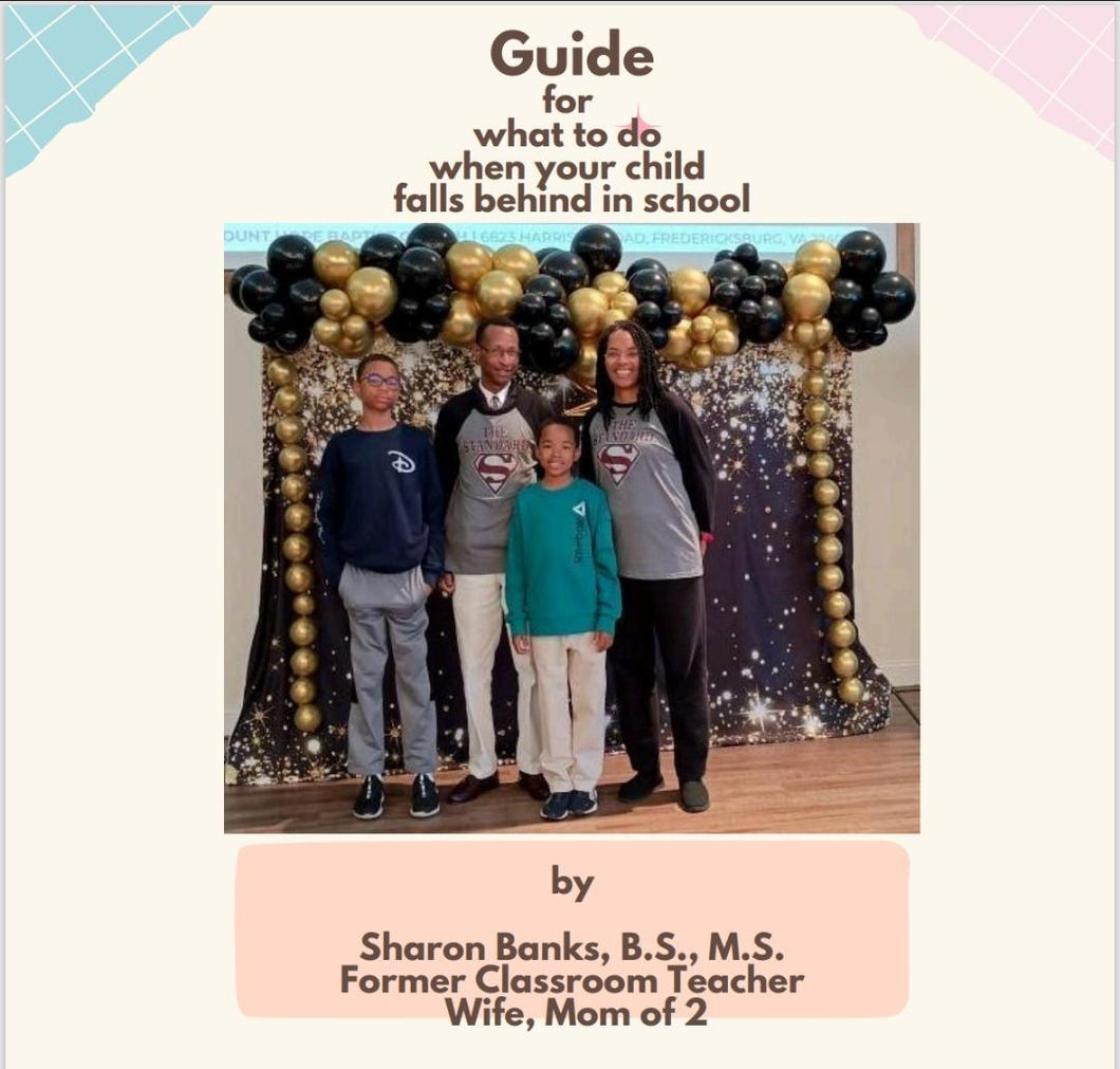 eGuide for What to do when your child falls behind in school