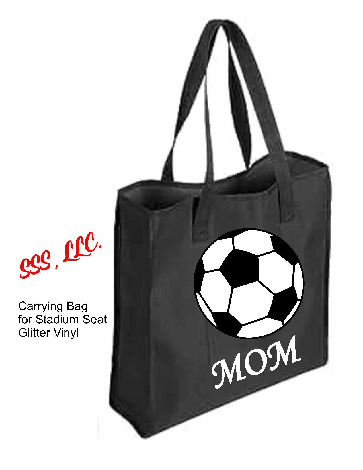 Soccer Design Stadium Carrying Bag – Simple to Sharp by Sharon, LLC.