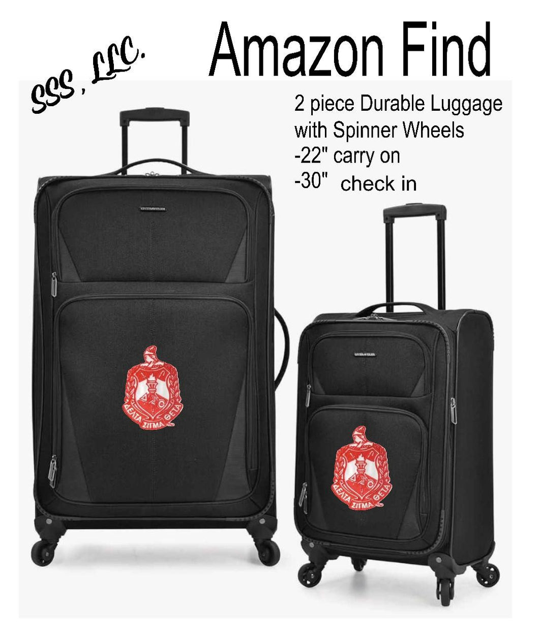 2 piece Durable Spinner Wheel Luggage with 5
