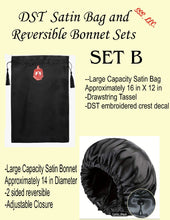 Load image into Gallery viewer, DST Satin Bag and Bonnet Set
