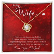 Load image into Gallery viewer, Valentines Day - Love Knot Necklace
