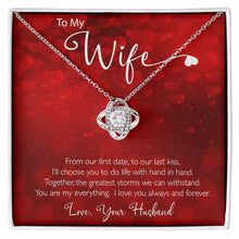 Load image into Gallery viewer, Valentines Day - Love Knot Necklace
