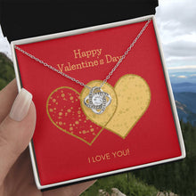 Load image into Gallery viewer, Valentines Day Love Knot Necklace

