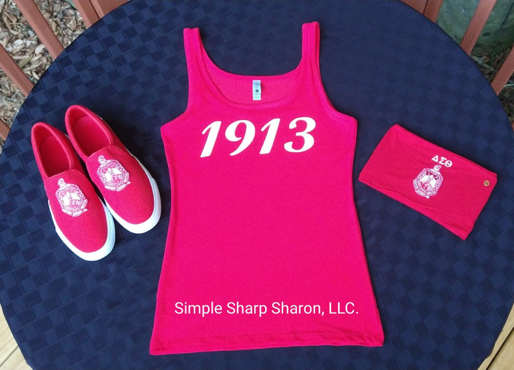 Red Tank Top with the 1913 theme