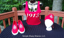 Load image into Gallery viewer, Red Tank Top with the 1913 theme
