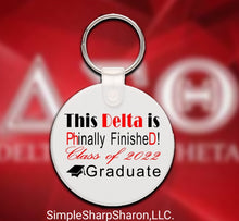 Load image into Gallery viewer, DST Doctorate Graduate Keychain
