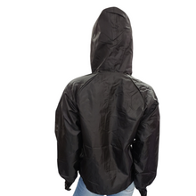 Load image into Gallery viewer, Delta Hooded Line Jacket in Black
