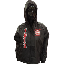 Load image into Gallery viewer, Delta Hooded Line Jacket in Black
