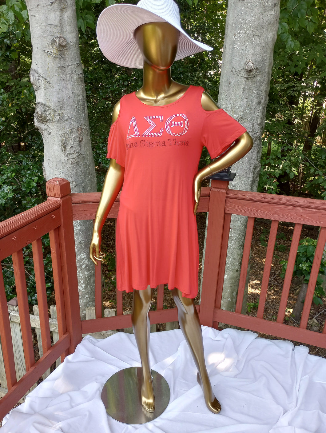 Cold Shoulder Sundress with DST Bling