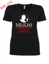 Load image into Gallery viewer, March Like King Commemorative Design on Black Tops
