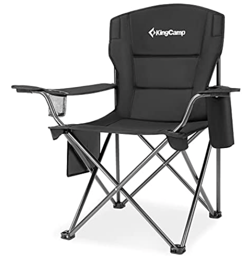 Black or Red Customizable  Folding Chair /300 lb capacity