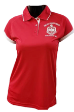 Load image into Gallery viewer, DST Red and Black Dryfit Polo Tees
