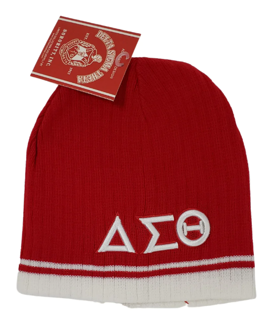 DST Beanies in Red or Black