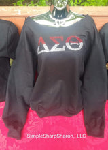 Load image into Gallery viewer, Black DST Bling Sweatshirt
